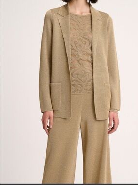 Luisa Spagnoli  Open cardigan pockets Made in Italy S